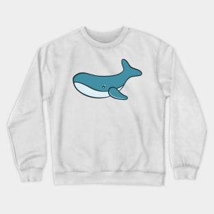 Whale illustration vector object Crewneck Sweatshirt